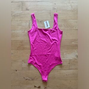 LIVE IN THE MOMENT | Hot Pink Tank Top Bodysuit